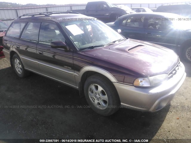 4S3BG6852X7630630 - 1999 SUBARU LEGACY OUTBACK/SSV/LIMITED/30TH MAROON photo 1