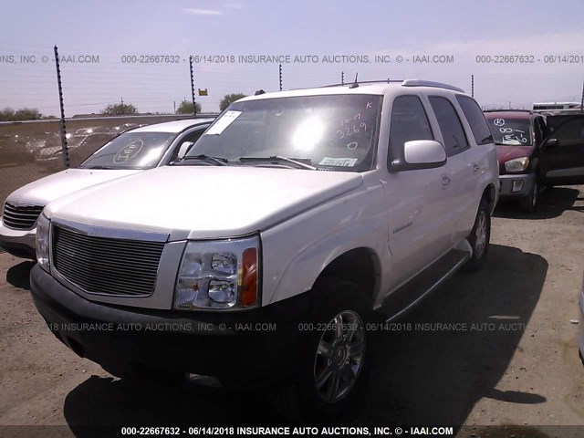 1GYEK63N05R162329 - 2005 CADILLAC ESCALADE LUXURY თეთრი ფოტო 2