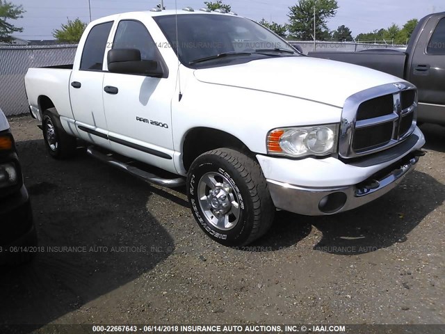 3D7KR28C25G727531 - 2005 DODGE RAM 2500 ST/SLT 白色 照片 1