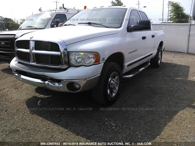 3D7KR28C25G727531 - 2005 DODGE RAM 2500 ST/SLT 白色 照片 2