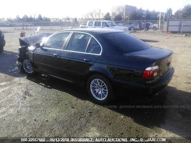 WBADT63473CK40401 - 2003 BMW 530 I AUTOMATIC BLACK photo 3