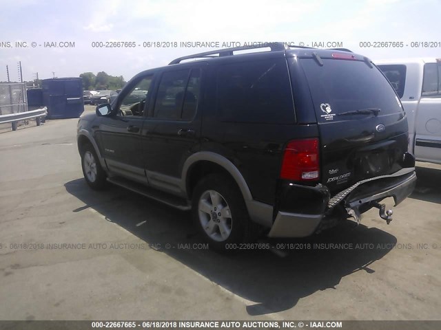 1FMZU74W54ZB34518 - 2004 FORD EXPLORER EDDIE BAUER BLACK photo 3