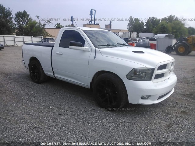 3C6JD6AT9CG162673 - 2012 DODGE RAM 1500 ST WHITE photo 1