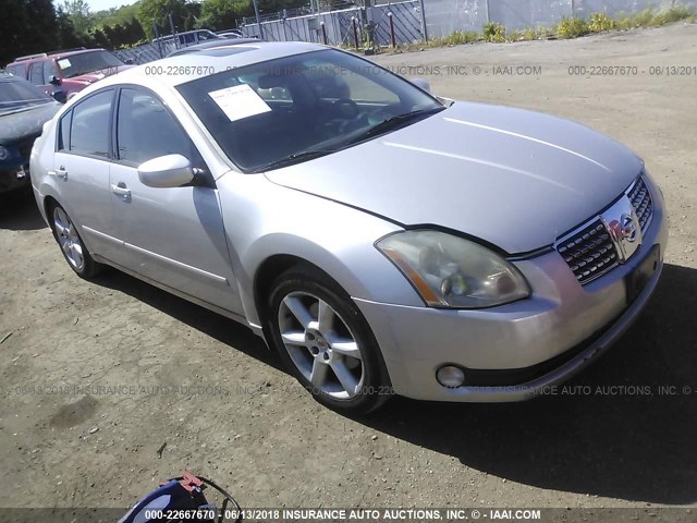 1N4BA41EX6C830330 - 2006 NISSAN MAXIMA SE/SL SILVER photo 1