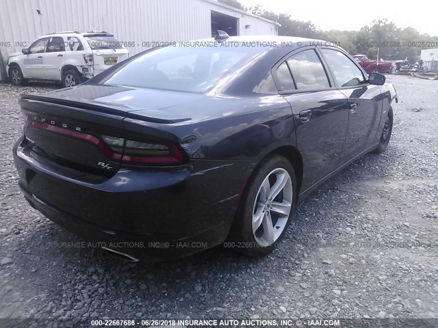 2C3CDXCT1HH583691 - 2017 DODGE CHARGER R/T GRAY photo 4