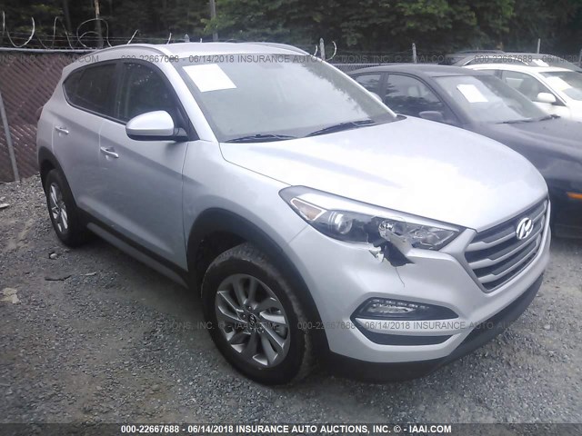 KM8J33A49JU660123 - 2018 HYUNDAI TUCSON LIMITED/SPORT AND ECO/SE SILVER photo 1