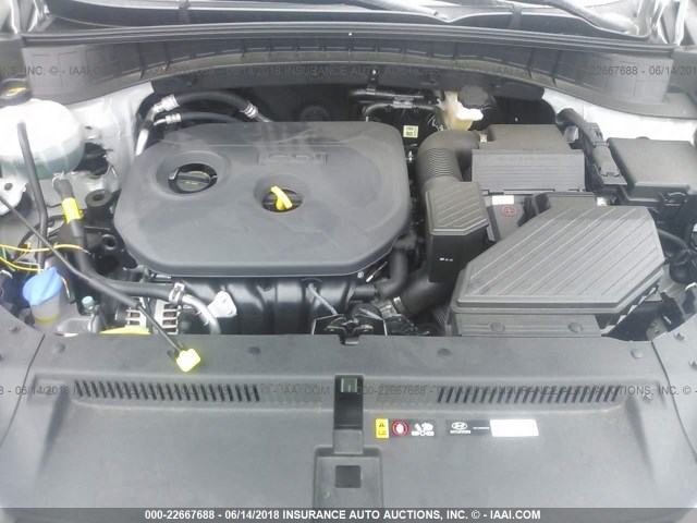 KM8J33A49JU660123 - 2018 HYUNDAI TUCSON LIMITED/SPORT AND ECO/SE SILVER photo 10