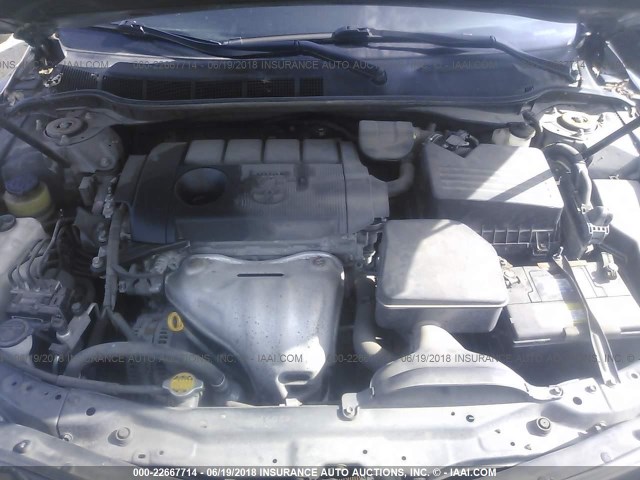 4T1BF3EKXBU124058 - 2011 TOYOTA CAMRY SE/LE/XLE GRAY photo 10