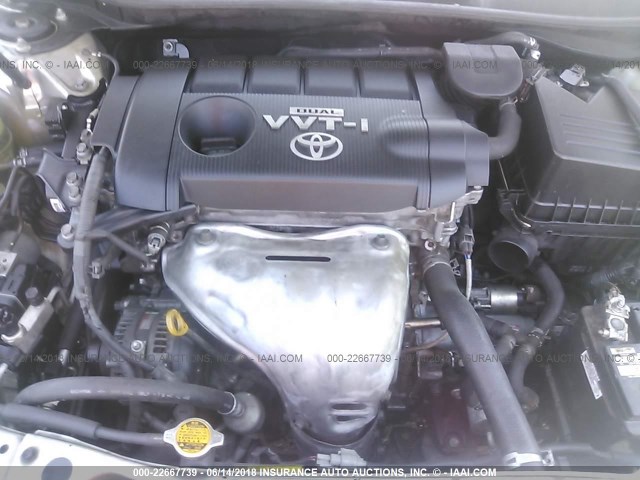 4T4BF3EK7AR022270 - 2010 TOYOTA CAMRY SE/LE/XLE SILVER photo 10