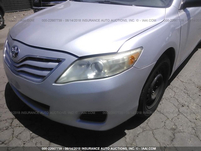 4T4BF3EK7AR022270 - 2010 TOYOTA CAMRY SE/LE/XLE SILVER photo 6