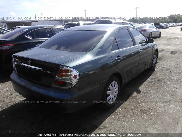 4T1BE32K13U651012 - 2003 TOYOTA CAMRY LE/XLE/SE 蓝色 照片 4