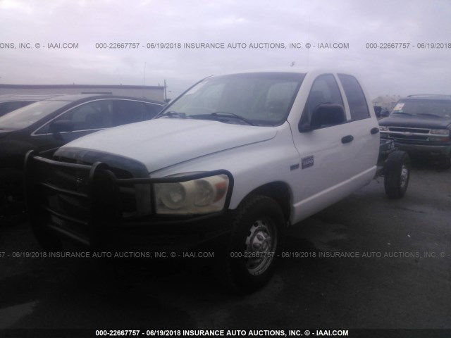 3D7KR28D87G766135 - 2007 DODGE RAM 2500 ST/SLT 白色 照片 2