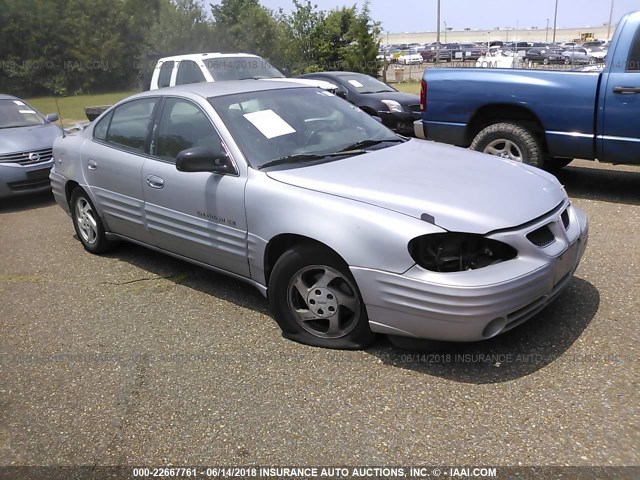 1G2NE52T3XC543500 - 1999 PONTIAC GRAND AM SE GRAY photo 1