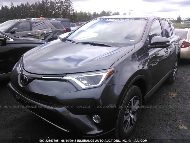 2T3RFREV9JW796310 - 2018 TOYOTA RAV4 ADVENTURE/XLE 灰色 照片 2