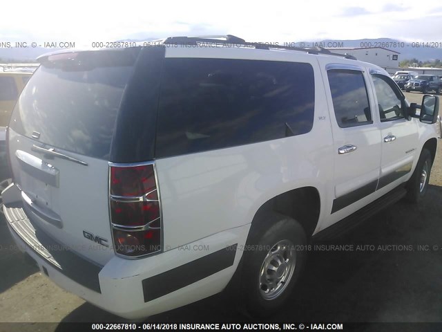 1GKGK26K77R359644 - 2007 GMC YUKON XL K2500 WHITE photo 4