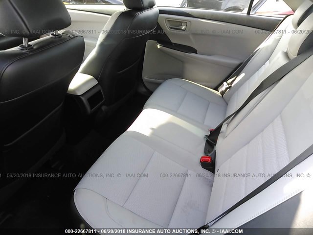 4T1BF1FK6HU713264 - 2017 TOYOTA CAMRY LE/XLE/SE/XSE BLUE photo 8