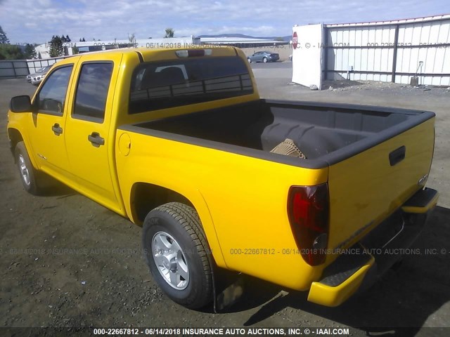 1GTDT136548115179 - 2004 GMC CANYON YELLOW photo 3