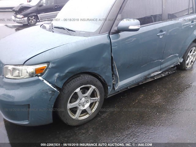 JTLKE50E481007448 - 2008 TOYOTA SCION XB Көк фото 6