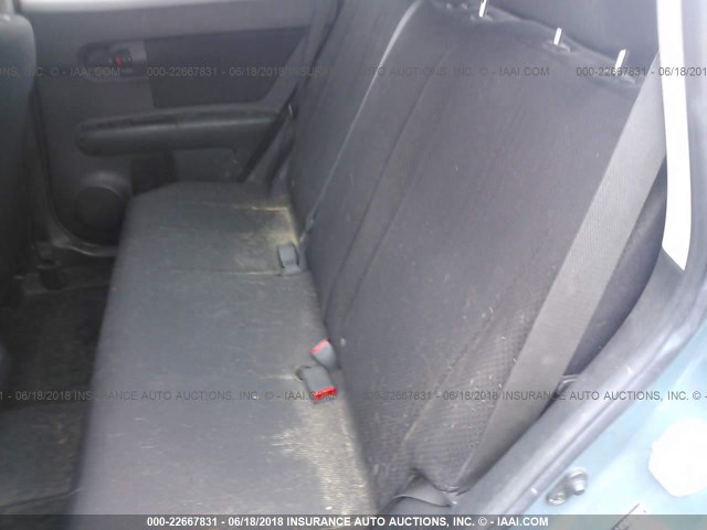 JTLKE50E481007448 - 2008 TOYOTA SCION XB Көк фото 8