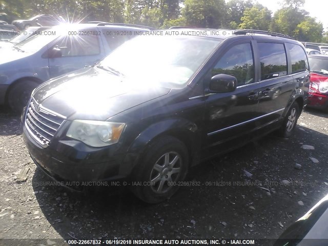 2A4RR5D13AR289227 - 2010 CHRYSLER TOWN & COUNTRY TOURING BLACK photo 2