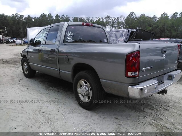 3D7KR28D05G794024 - 2005 DODGE RAM 2500 ST/SLT 灰色 照片 3