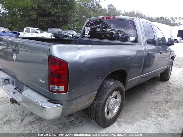 3D7KR28D05G794024 - 2005 DODGE RAM 2500 ST/SLT 灰色 照片 4