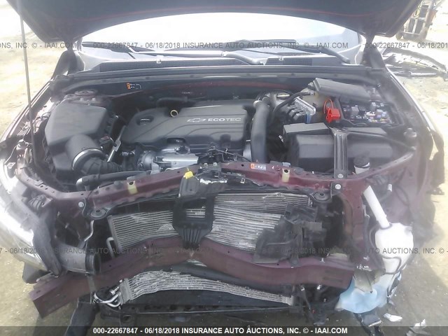 1G1ZB5ST6GF218353 - 2016 CHEVROLET MALIBU LS BURGUNDY photo 10