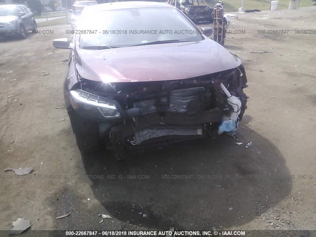 1G1ZB5ST6GF218353 - 2016 CHEVROLET MALIBU LS BURGUNDY photo 6