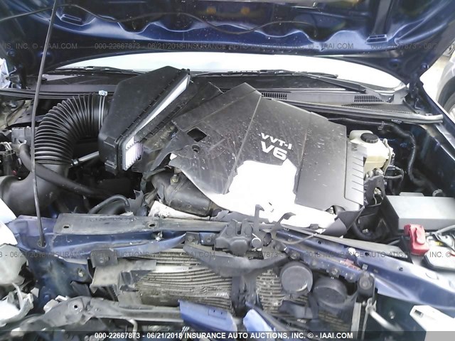 3TMLU4ENXEM139070 - 2014 TOYOTA TACOMA DOUBLE CAB 蓝色 照片 10