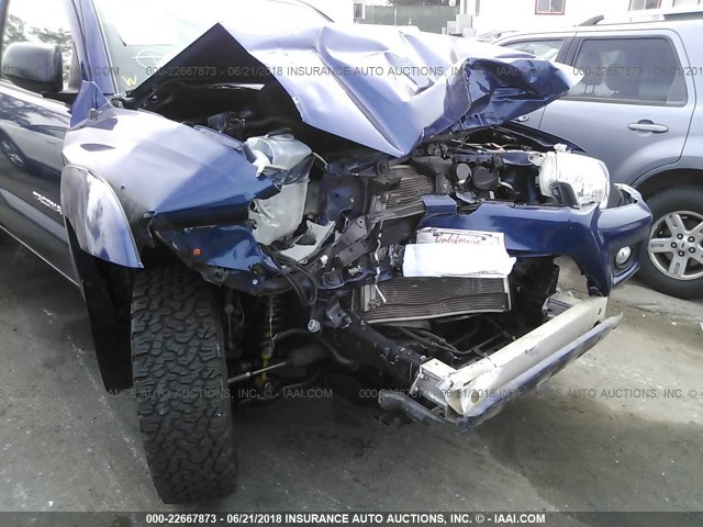 3TMLU4ENXEM139070 - 2014 TOYOTA TACOMA DOUBLE CAB 蓝色 照片 6