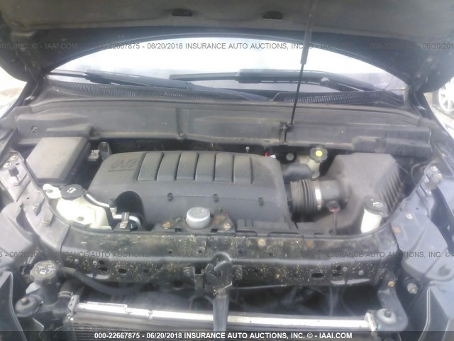 5GAEV23D79J149788 - 2009 BUICK ENCLAVE CXL Bleu foncé photo 10