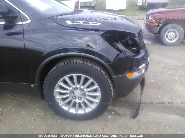 5GAEV23D79J149788 - 2009 BUICK ENCLAVE CXL Bleu foncé photo 6