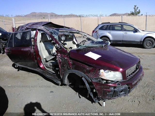 YV1CZ852251200336 - 2005 VOLVO XC90 V8 BURGUNDY photo 1