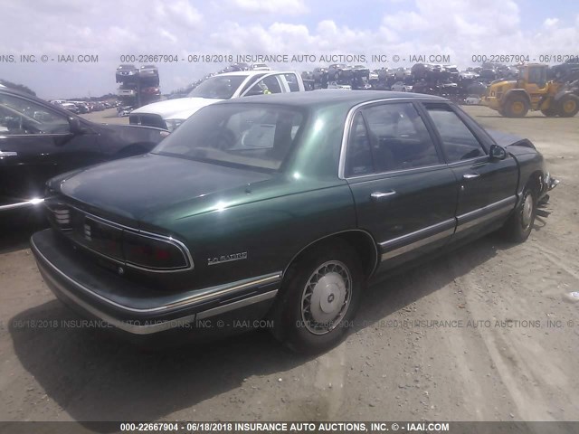 1G4HR53L4PH473967 - 1993 BUICK LESABRE LIMITED GREEN photo 4