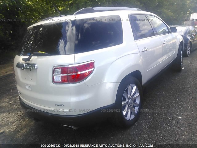 5GZLVWED5AJ127642 - 2010 SATURN OUTLOOK XR თეთრი ფოტო 4