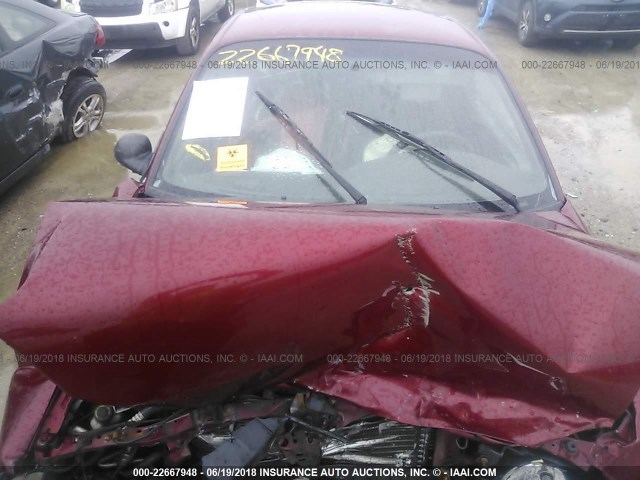 3FAFP11371R209439 - 2001 FORD ESCORT ZX2 RED photo 10