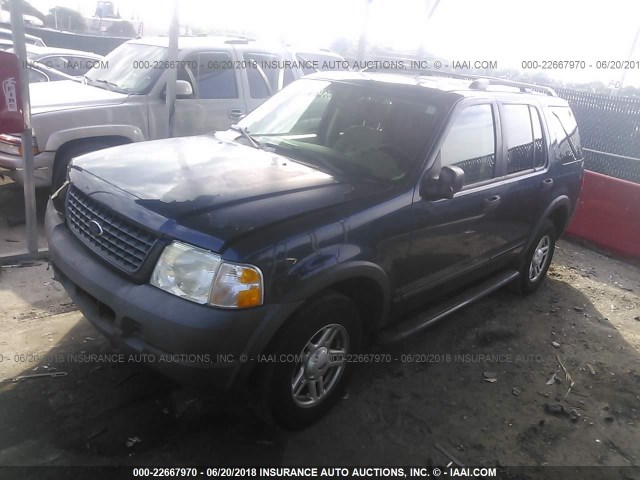 1FMZU72K63UB76112 - 2003 FORD EXPLORER XLS/XLS SPORT BLUE photo 2