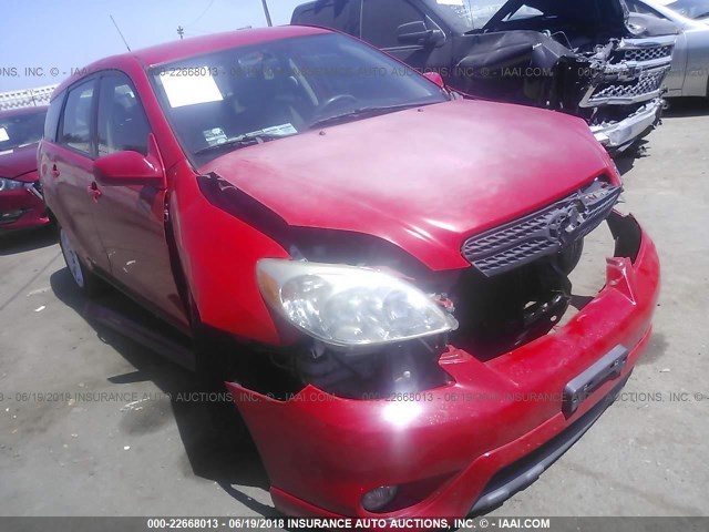 2T1KR32E67C635751 - 2007 TOYOTA COROLLA MATRIX XR RED photo 1