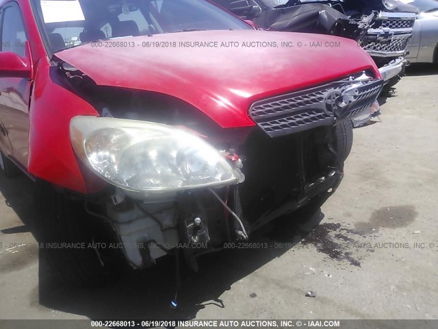 2T1KR32E67C635751 - 2007 TOYOTA COROLLA MATRIX XR RED photo 6