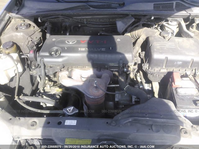 4T1BE32K64U856293 - 2004 TOYOTA CAMRY LE/XLE/SE 灰色 照片 10