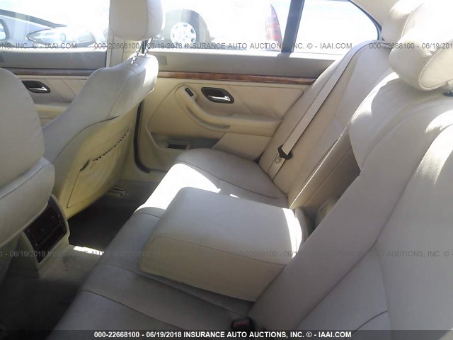 WBADT43432GZ98957 - 2002 BMW 525 I AUTOMATIC BLUE photo 8