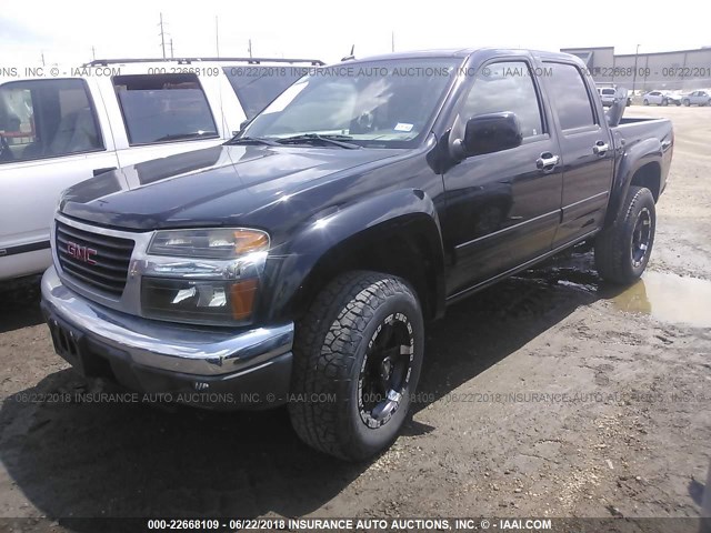 1GTH5PFE3C8101698 - 2012 GMC CANYON SLE-2 BLACK photo 2