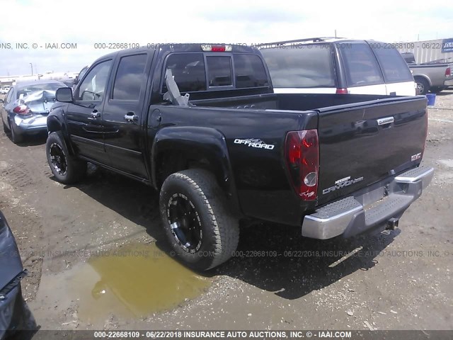 1GTH5PFE3C8101698 - 2012 GMC CANYON SLE-2 BLACK photo 3