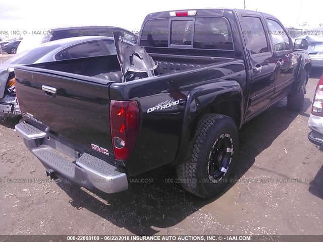 1GTH5PFE3C8101698 - 2012 GMC CANYON SLE-2 BLACK photo 4