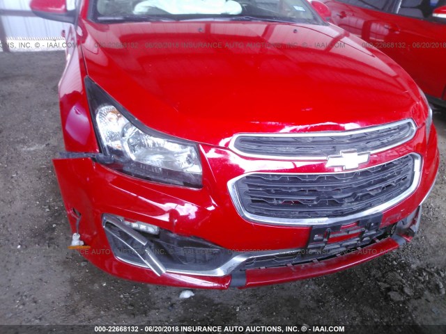 1G1PE5SB8G7180205 - 2016 CHEVROLET CRUZE LIMITED LT RED photo 6