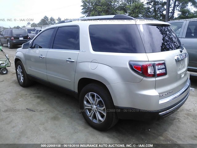 1GKKRRKD1GJ143969 - 2016 GMC ACADIA SLT-1 SILVER photo 3