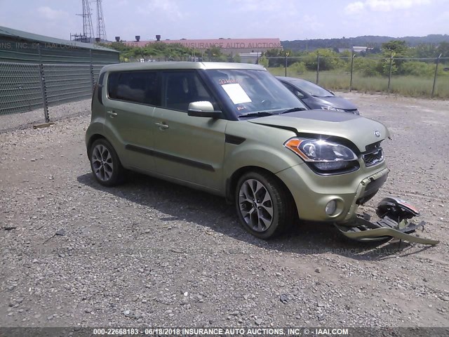 KNDJT2A6XD7536428 - 2013 KIA SOUL +/!/SPORT GREEN photo 1