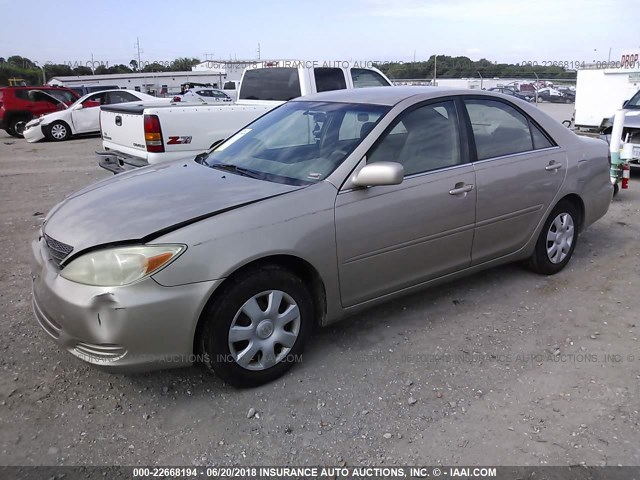 4T1BE32K33U731122 - 2003 TOYOTA CAMRY LE/XLE/SE Qızıl foto 2