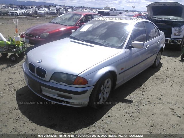 WBAAM3330XFP53547 - 1999 BMW 323 I AUTOMATIC SILVER photo 2