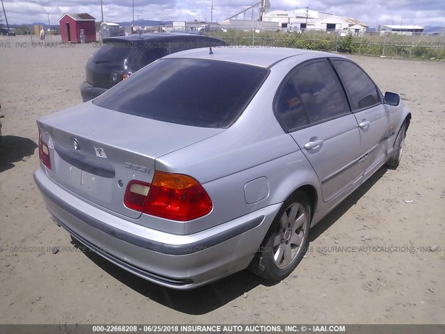 WBAAM3330XFP53547 - 1999 BMW 323 I AUTOMATIC SILVER photo 4